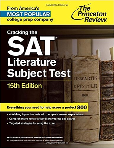 Princeton review SAT Subject Test Literature