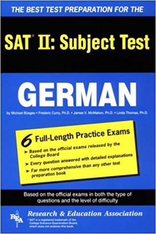 The Best Test Preparation for the Sat II Subject Test German